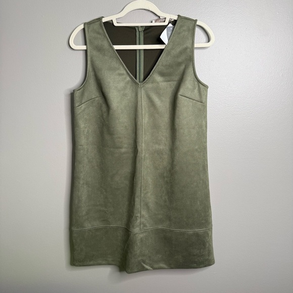 NWT Loft Faux Suede Mini Shift Dress Size 6 - Picture 7 of 7